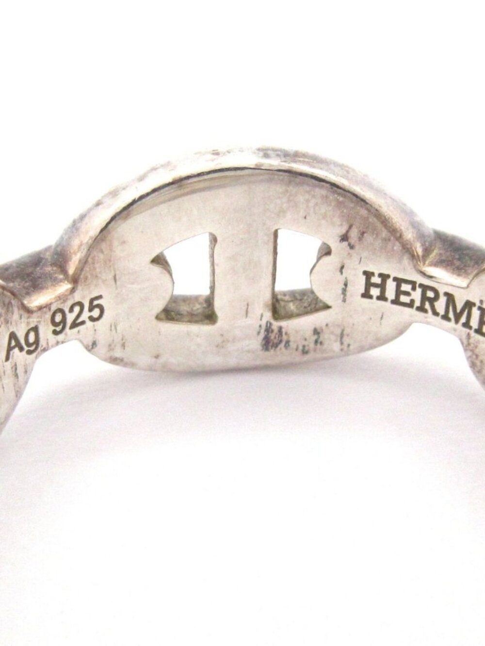 HERMES Chene Dunkle Enchene PM - Silver Ring - Picture 11 of 11